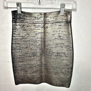 Elegant Black and Silver Women's Skirt